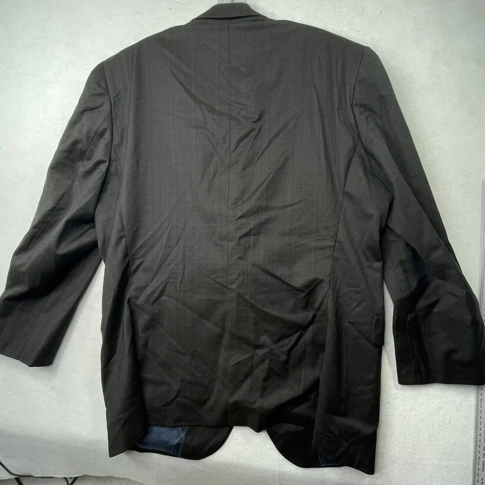 Jack Victor Sport‎ Coat Mens 46R Gray Super 100s Wool Suit Jacket